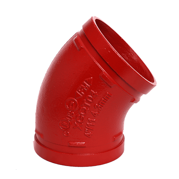 Grooved 45° Elbow
