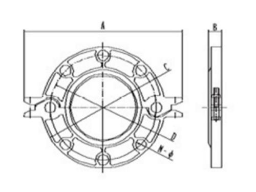 Grooved Split Flange PN16